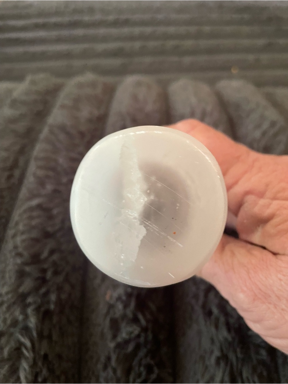 Selenite Crystal Tower " Smooth Polished Spiral Tower 6.5" Reiki Energy Healing - Picture 3 of 4